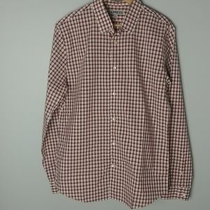 Express Fitted Plaid Shirt